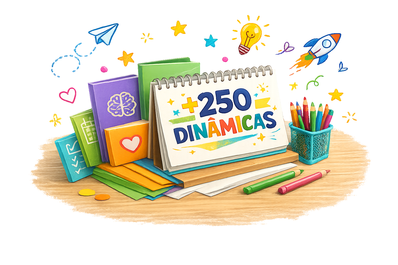 +250 Dinâmicas para TDAH + 5 Bônus